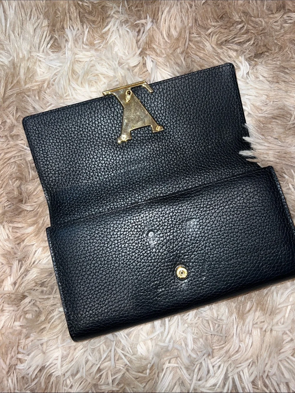 Louis Vuitton Capucines Taurillon Leather Wallet
